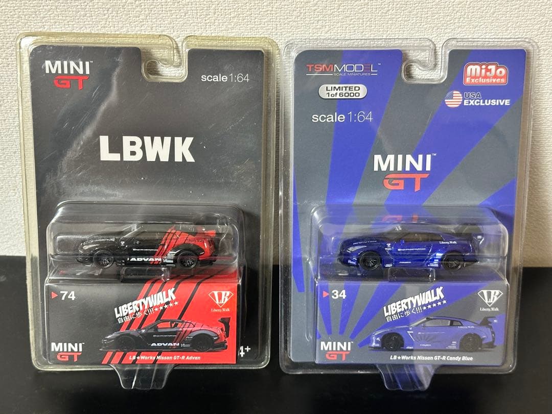 MINI GT LBWK R35 2台セットLB WORKS