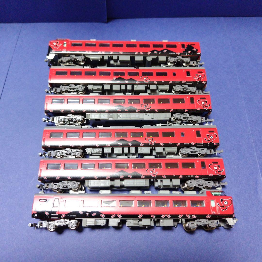 美品マイクロエース A2886　485系特急あいづ あかべぇ塗装セット　Nゲージ