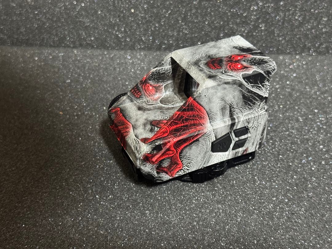 レッドドットサイト レッドスカル柄