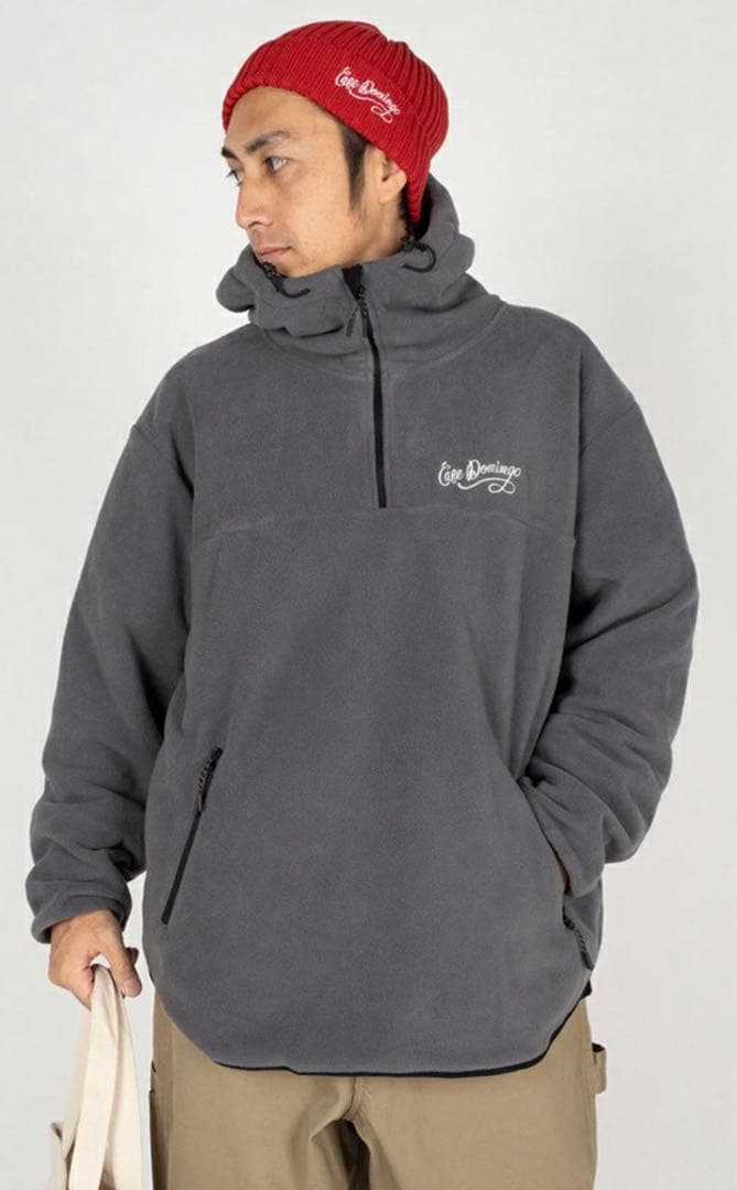 その他 Domingo HALF ZIP ROUND FLEECE TOP