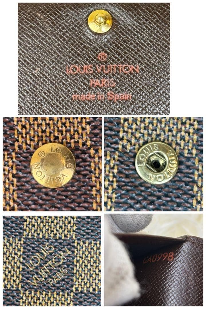 極美品✨ルイヴィトン ダミエ ポルトフォイユ トレゾール L字財布 ユニセックス