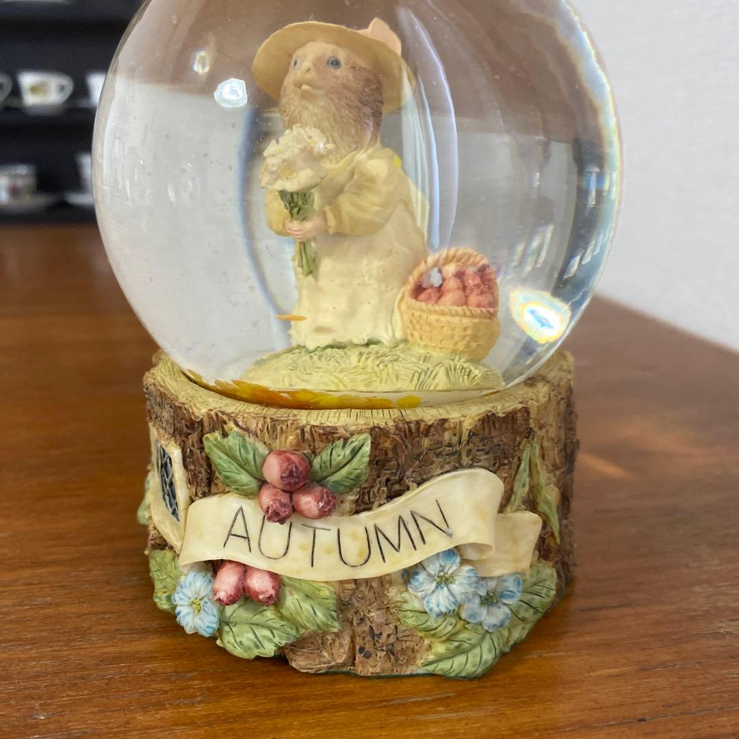 1989 エネスコ　ブランブリーヘッジ スノードーム　スノーグローブ　オータム