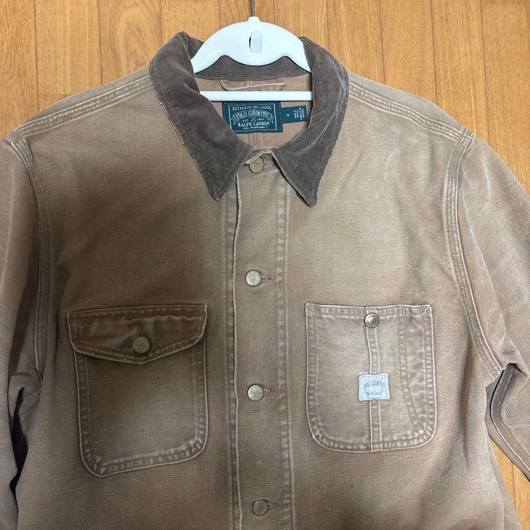 ラルフローレン　ポロカントリー　カバーオール　ワークジャケット M