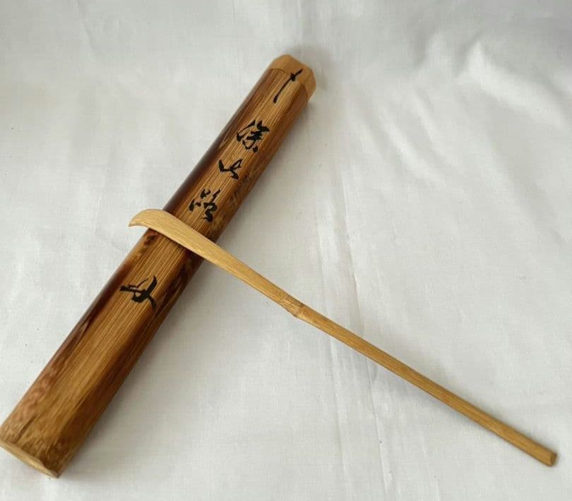 茶杓 2本セット 銘『花曇り』銘『深山路』 大徳寺 龍源院 細合喝堂和尚 茶道具