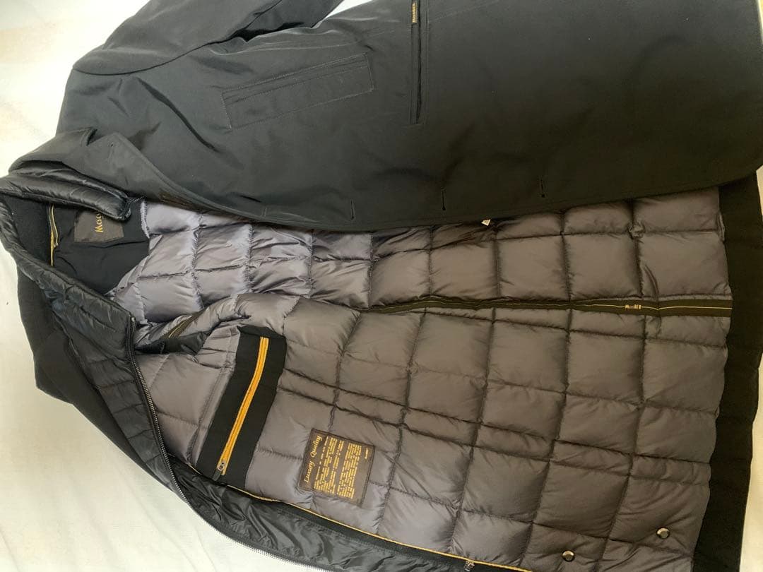 か*ば様 ブラックコート 100% 天然ダウン