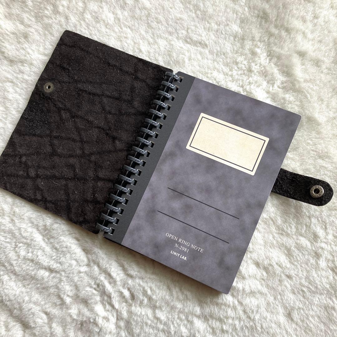 象革 エレファントレザー A6リング開閉式ノート ＋ 消しゴムケース セット