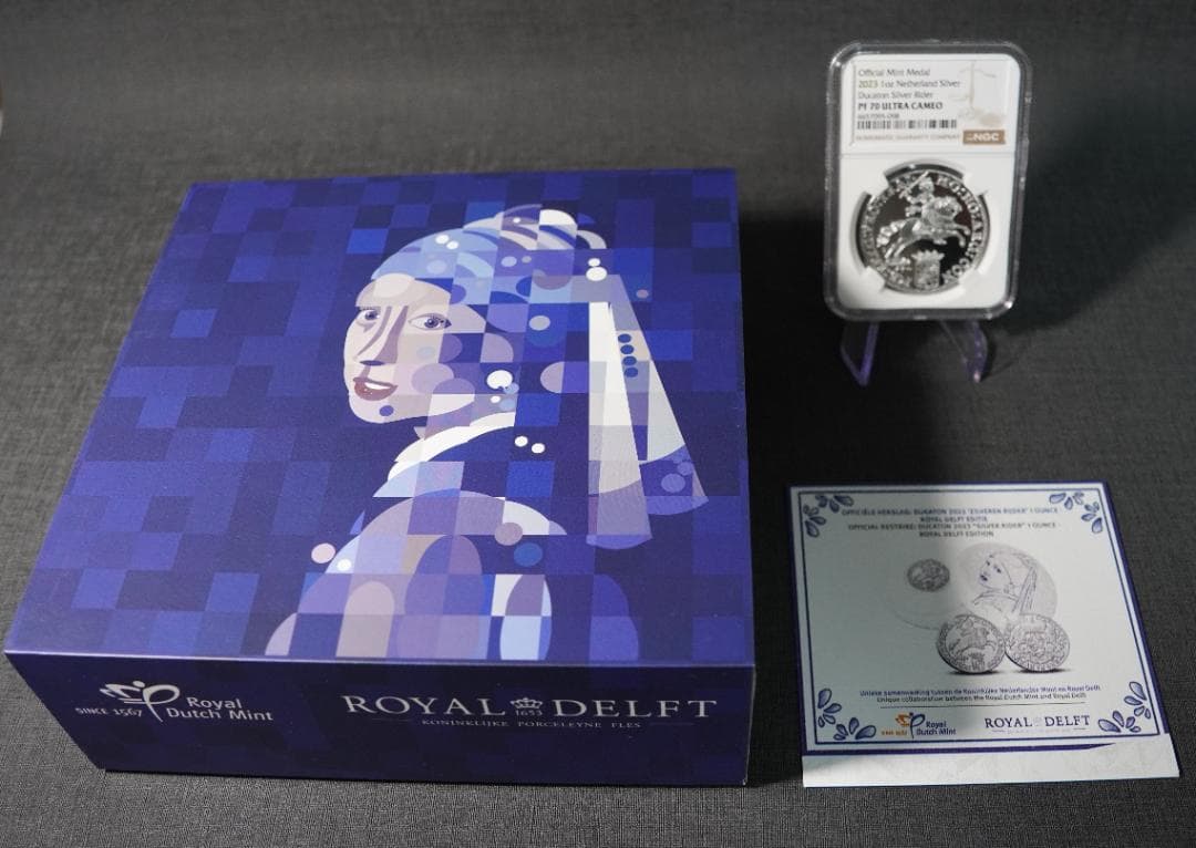 2023年 デュカトン ライダー NGC PF70UC 馬上の騎士 オランダ