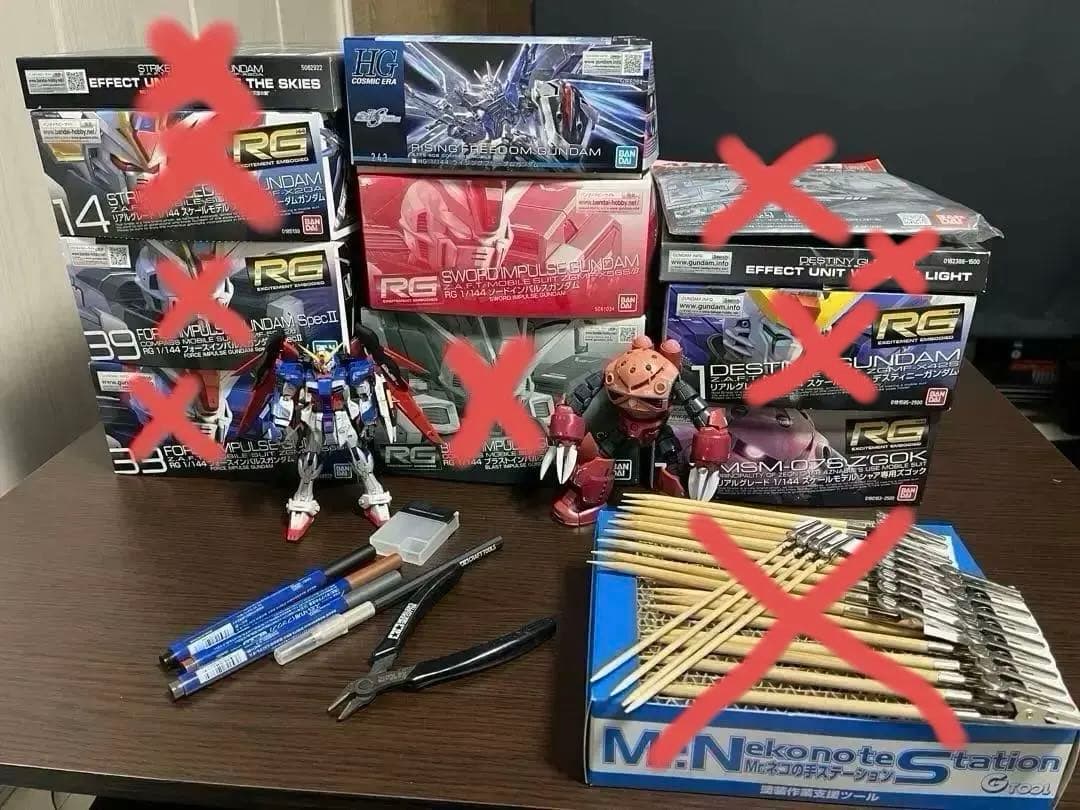 RG ガンプラ 引退セット