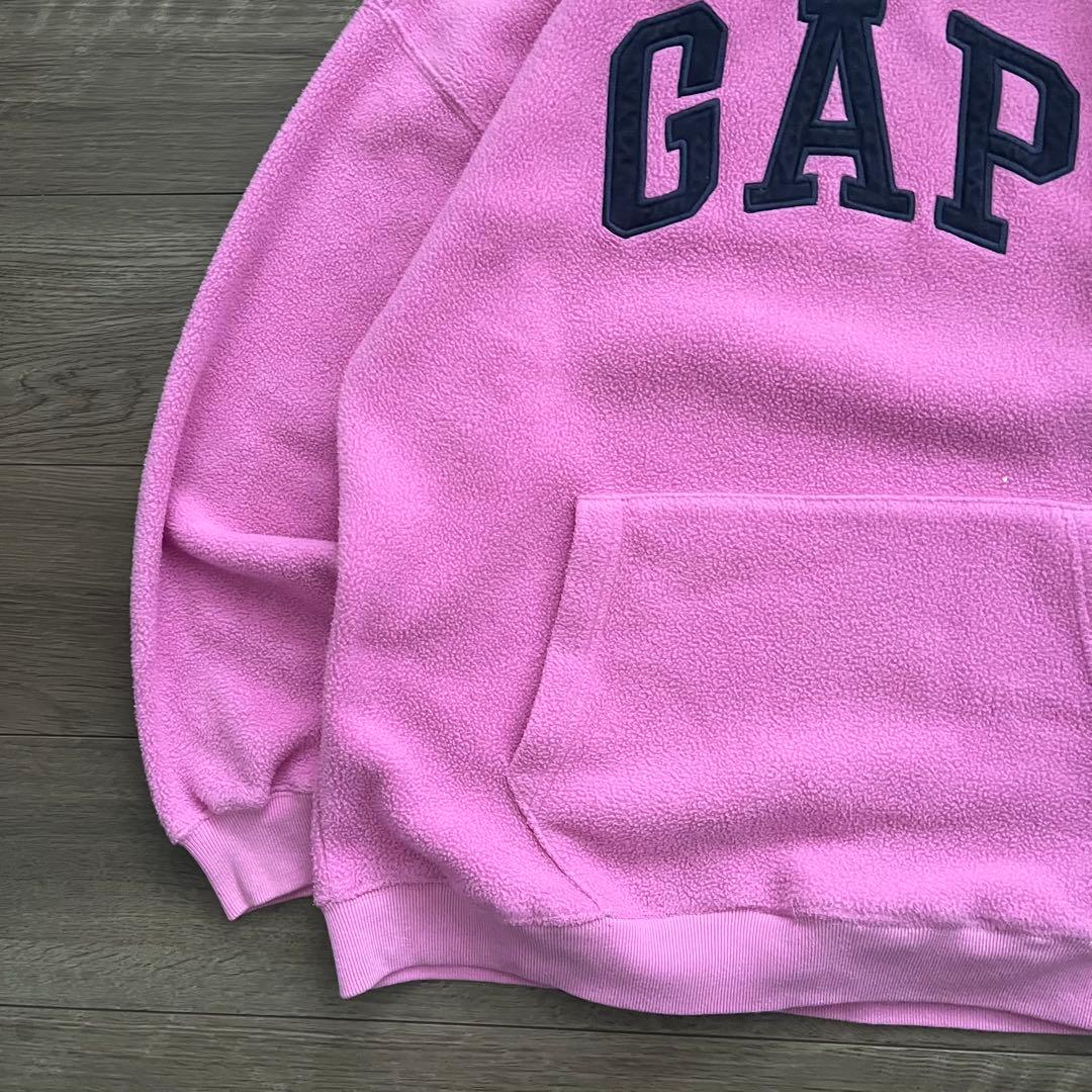 90s OLD GAP ギャップ パーカー archive ピンク 短丈 y2k