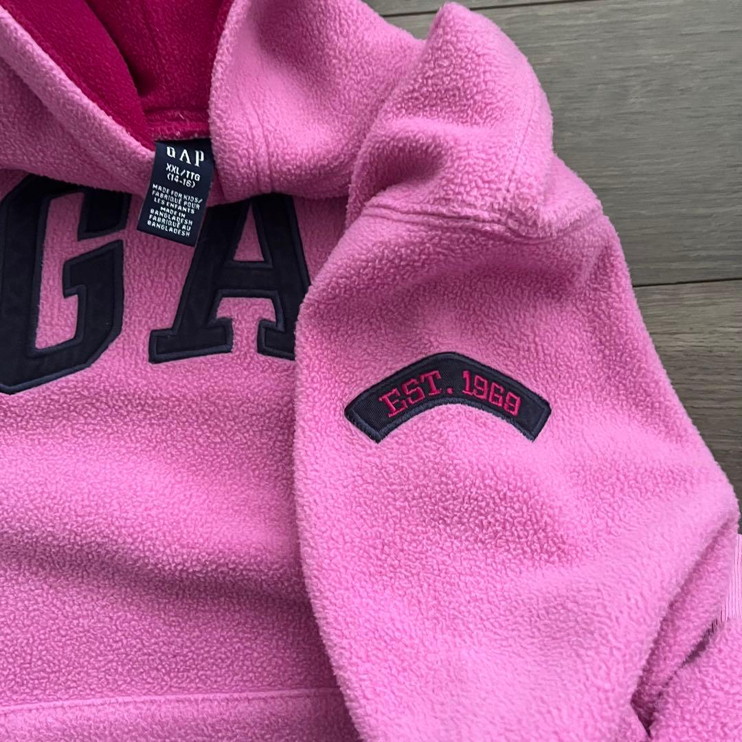 90s OLD GAP ギャップ パーカー archive ピンク 短丈 y2k