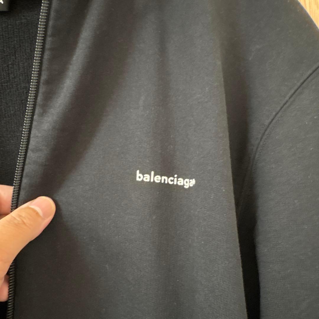 balenciaga ブラック フード付きパーカー、パンツ、セットアップ