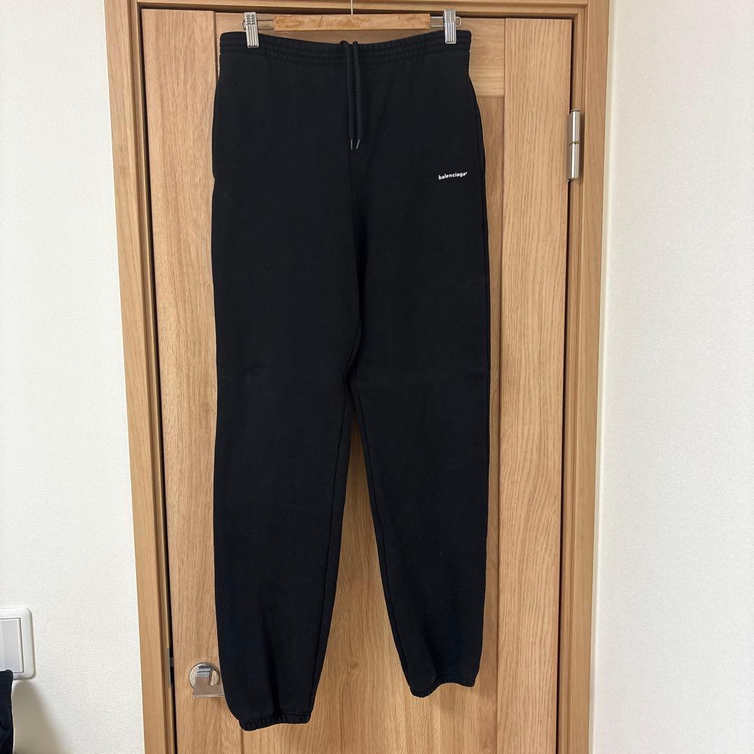 balenciaga ブラック フード付きパーカー、パンツ、セットアップ