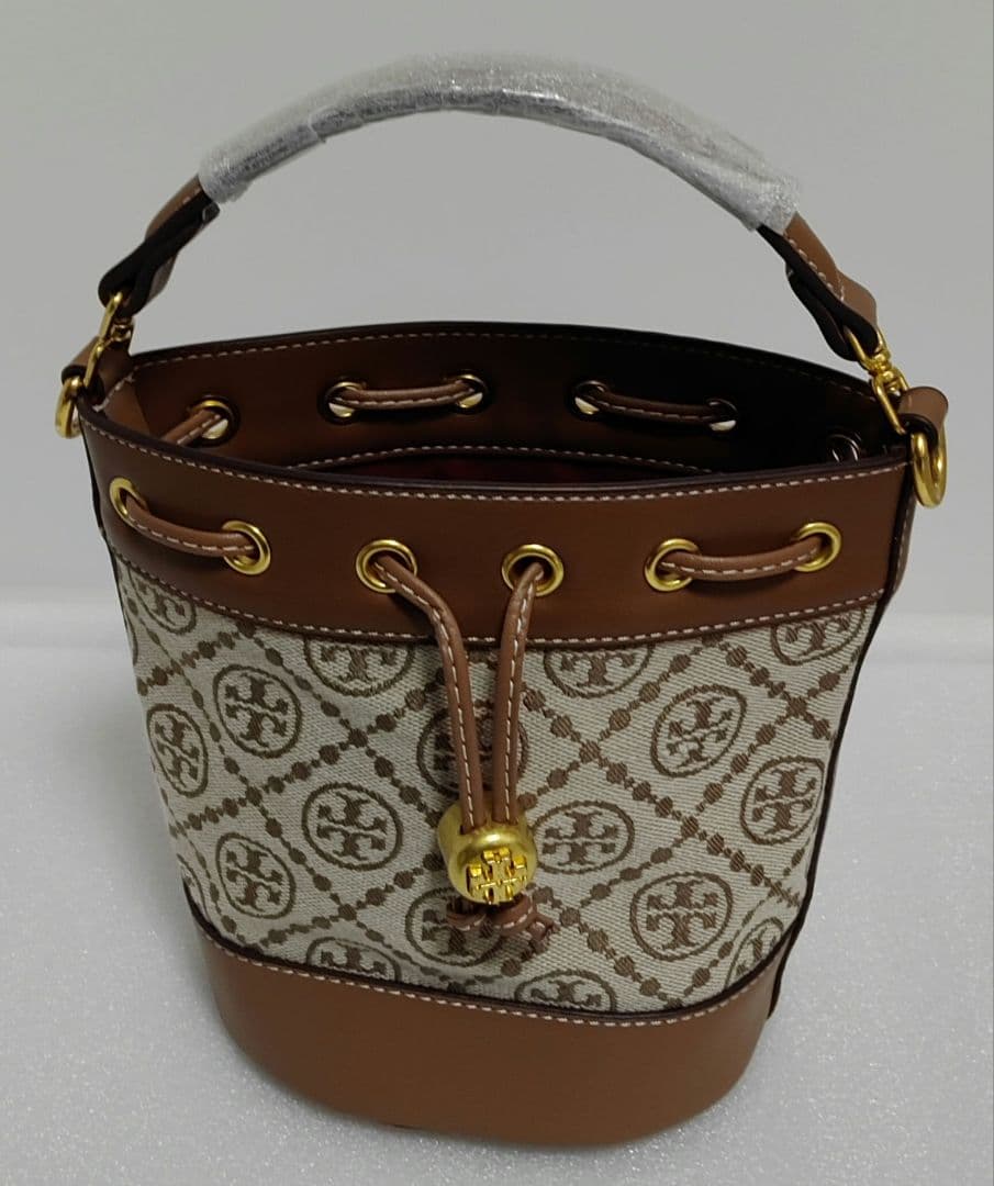 椿様。美品 TORY BURCH ショルダーバッグ Tモノグラム ジャガード