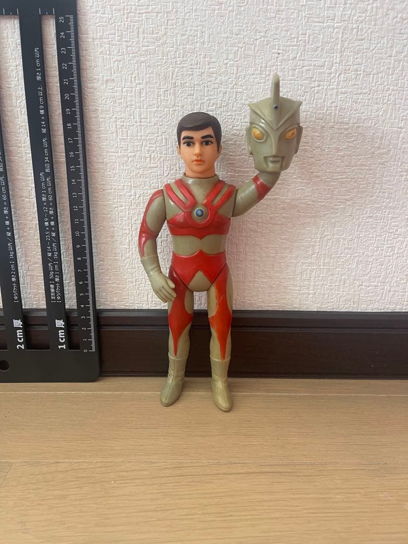 ウルトラマンA 面取れ　ソフビ　当時物