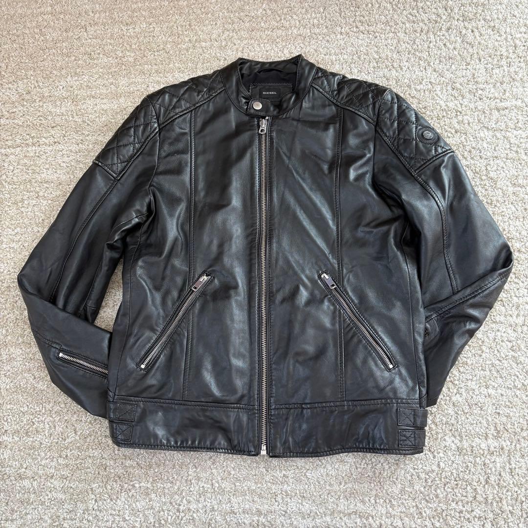 DIESEL ディーゼル　レザージャケット　ライダース　羊革100％