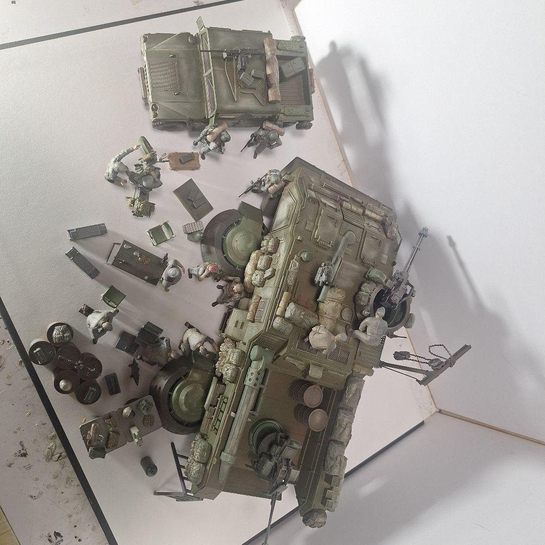 1/35ハードグラフ　タミヤ1/35車両　連邦軍風　歩兵セット