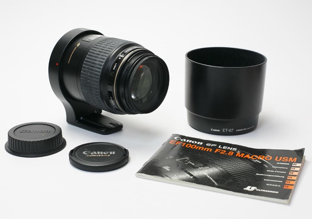 Canon EF 100mm f/2.8 マクロ USM レンズ（作例あり）