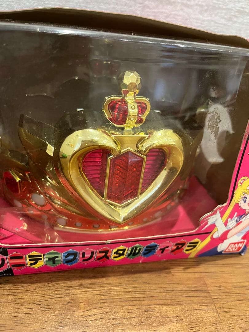 セーラームーン セレニティクリスタルティアラ 当時品 外箱付 レア★AK6