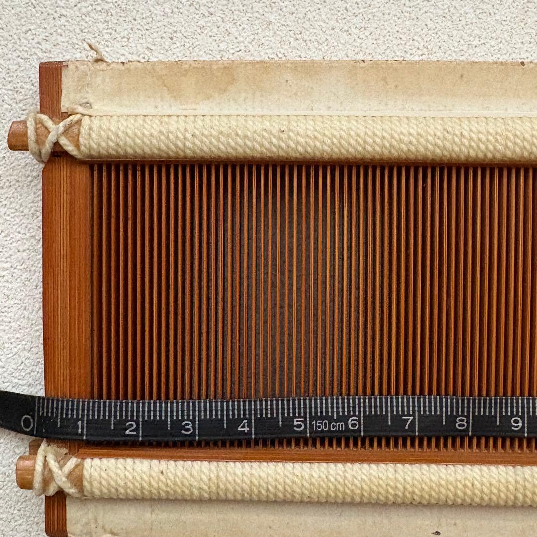 【貴重】①竹筬　東京手織機　筬　25羽　機織り　手織り　織器具