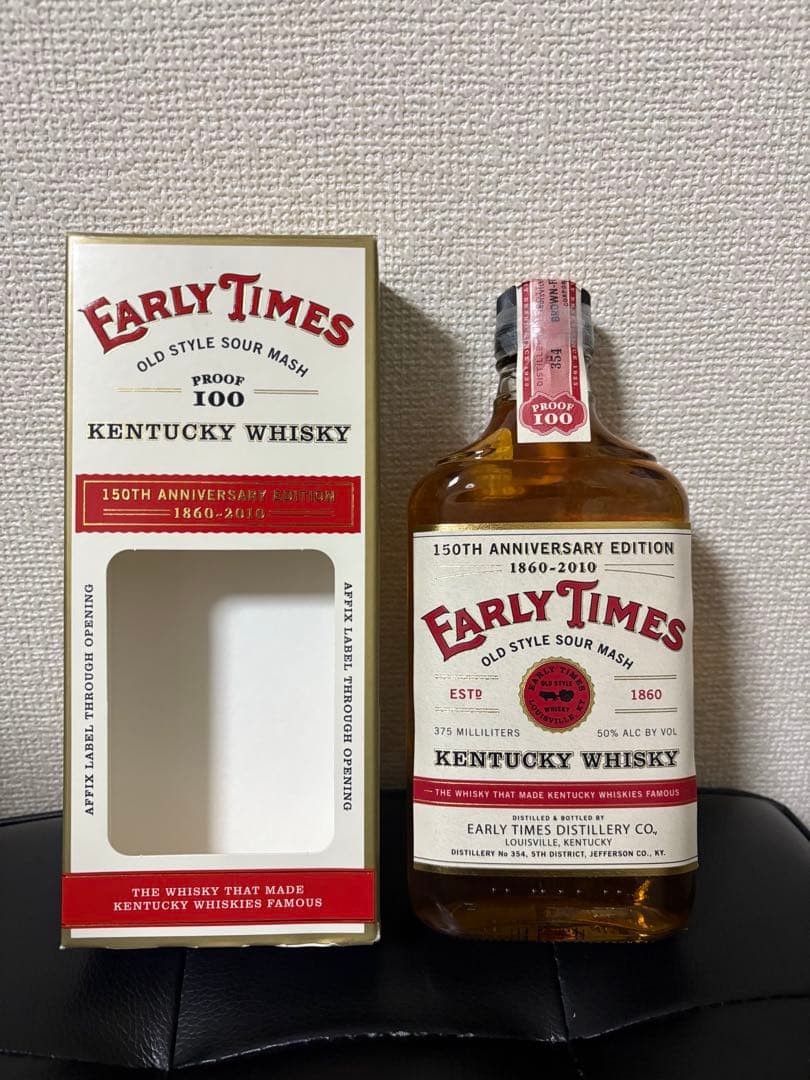 EARLY TIMES Kentucky Whisky 150周年記念版　希少品