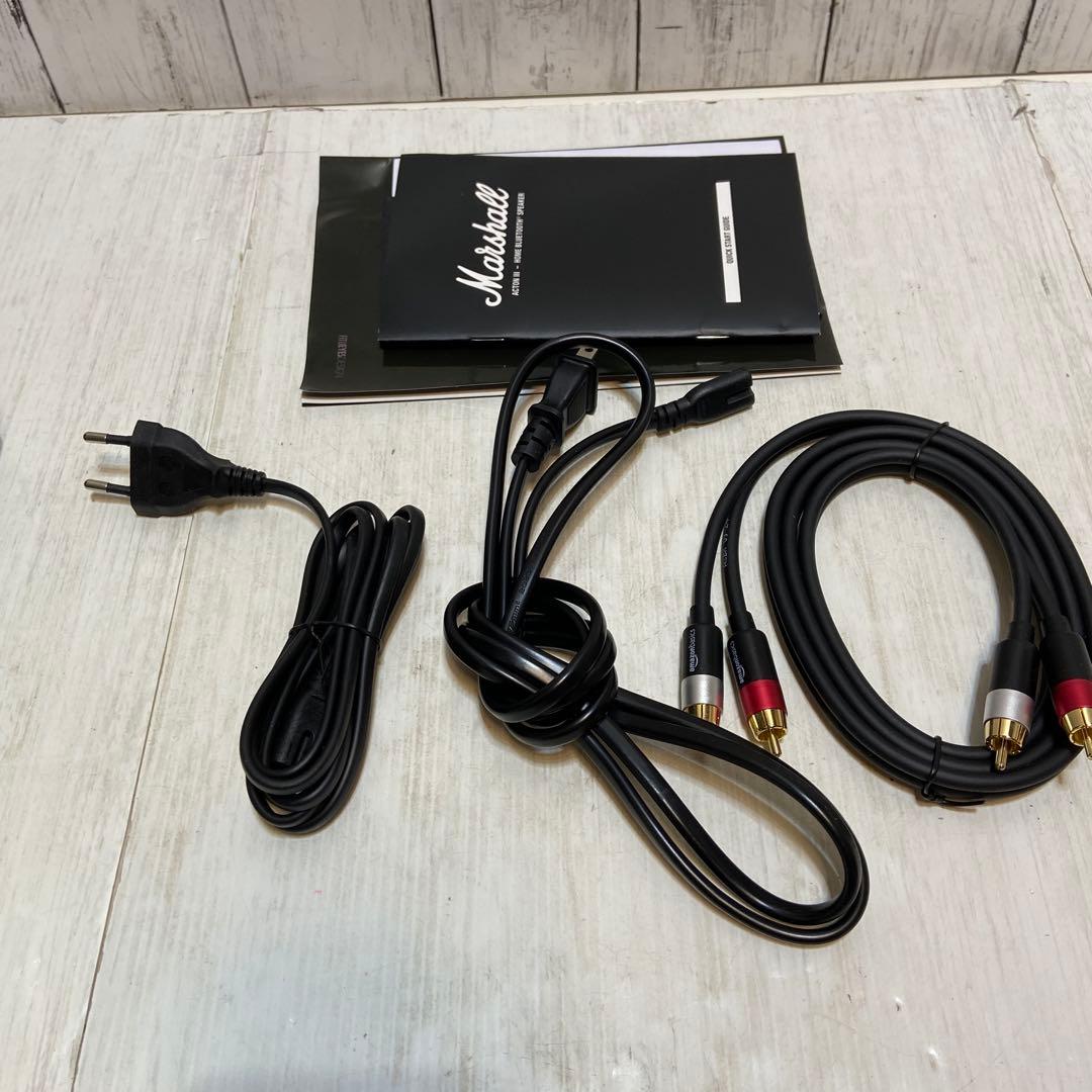 美品⭐️マーシャル Acton III ブラック ワイヤレススピーカー