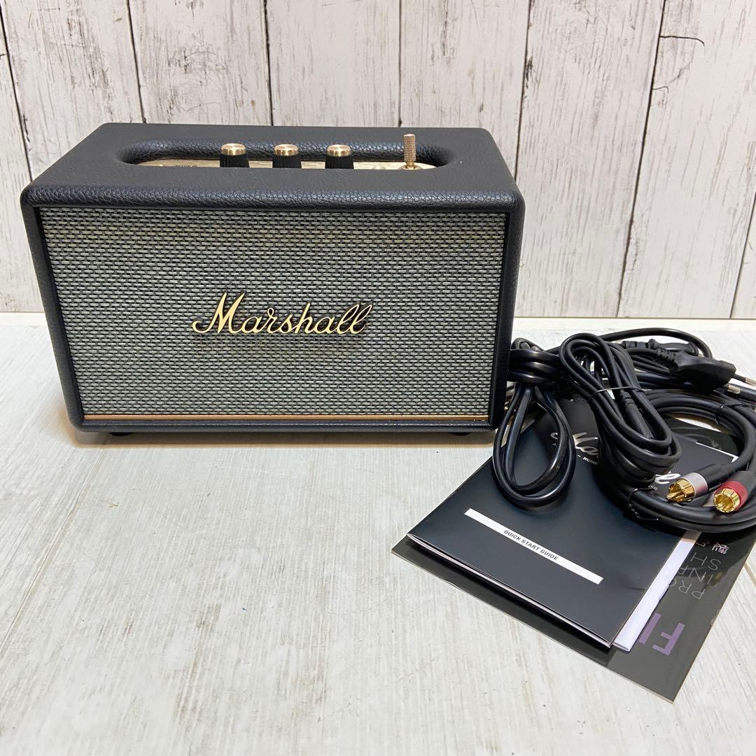 美品⭐️マーシャル Acton III ブラック ワイヤレススピーカー