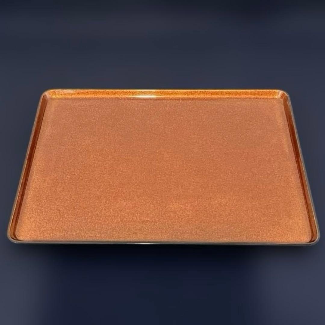 輪島塗　角藤漆器店謹製　梨子地　卓上膳　6枚セット　共箱　茶道具 　お盆送料無料