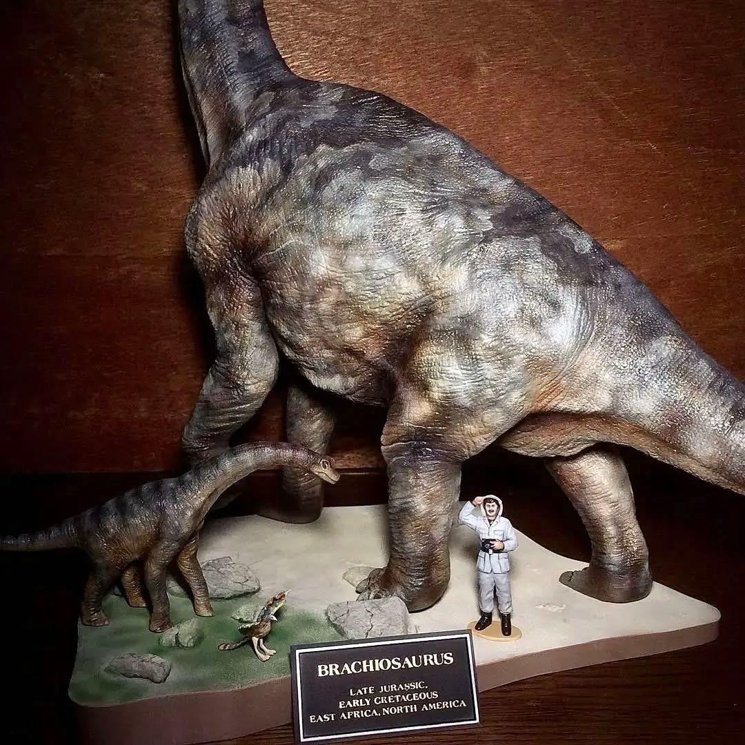 タミヤ ブラキオサウルス 情景セット 完成品！