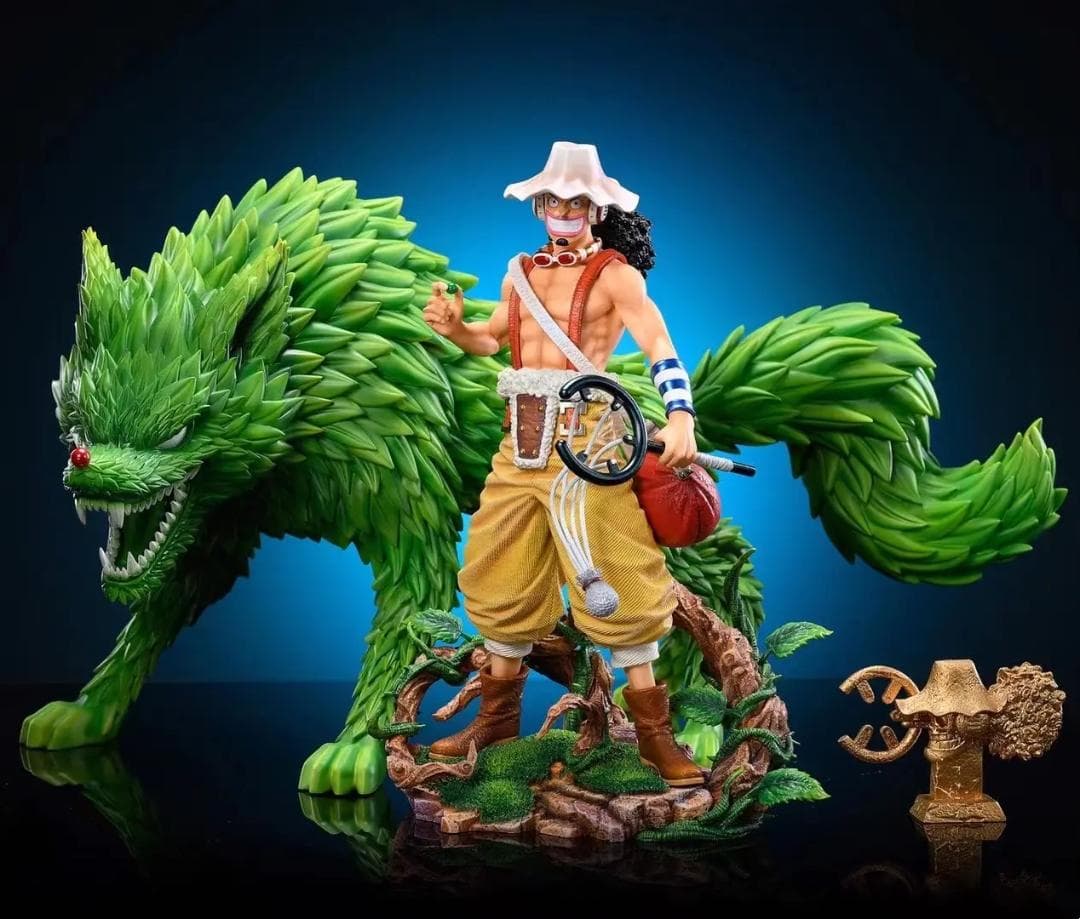 ワンピース ウソップ 衝撃狼草 セット ガレージキット フィギュア