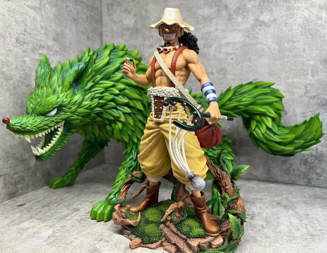 ワンピース ウソップ 衝撃狼草 セット ガレージキット フィギュア