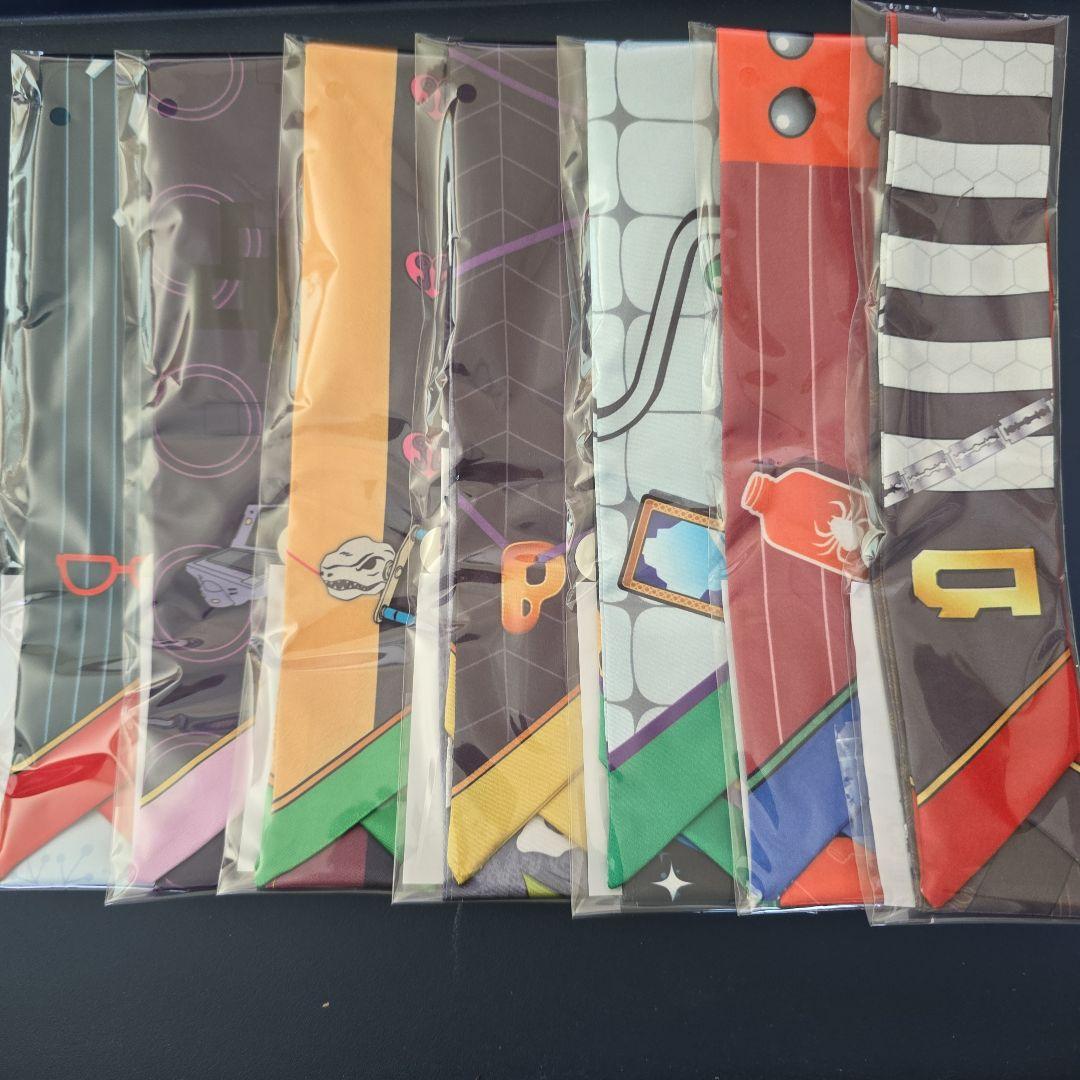 JOJO WORLD2 ジョジョワールド2 リボンスカーフ 暗殺チーム7枚セット