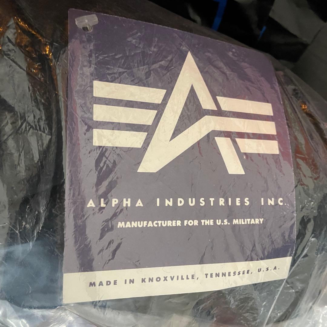 90s ALPHA アルファ N-2B フライトジャケット L 紺 デッド