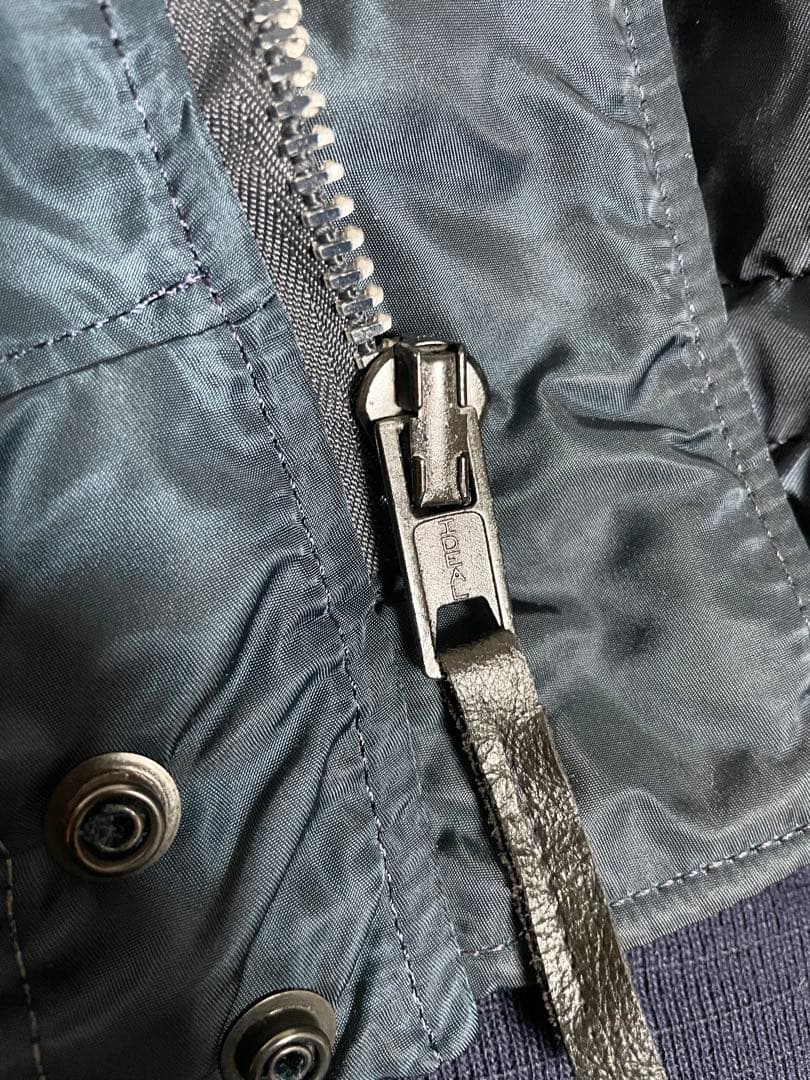 90s ALPHA アルファ N-2B フライトジャケット L 紺 デッド