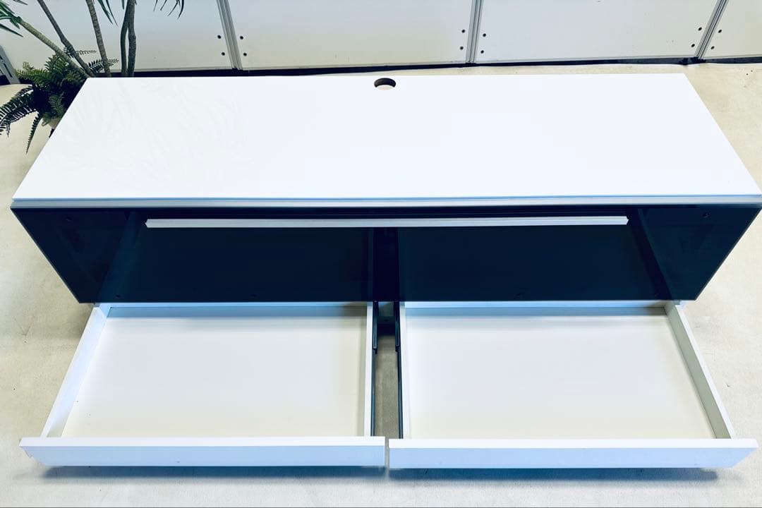 Pamouna テレビボード 140cm幅　パールホワイト