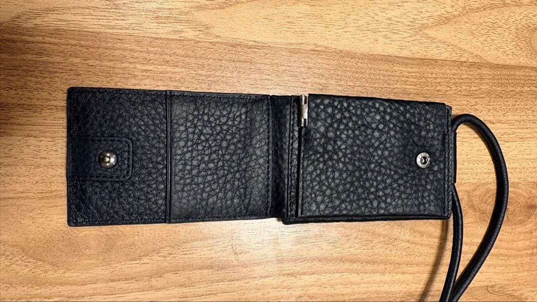 【美品】objcts.io レザーストラップ一体型ウォレット&カードケース