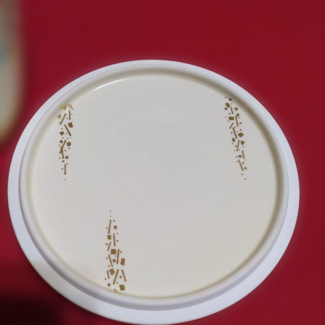 京焼　清水焼　中村秋峰造　仁清扇絵草花絵　水指