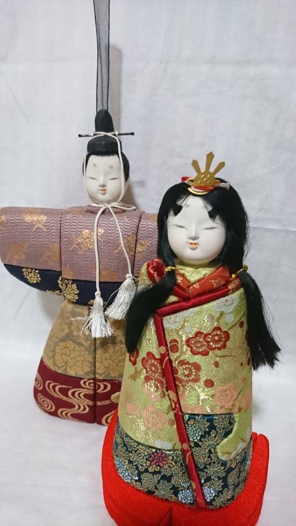 光月作 木目込人形 雛人形 ケースなし