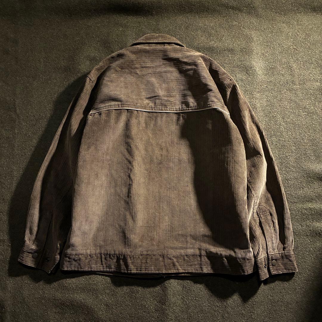 90s BOARDER PATROL コーデュロイ　ジップジャケット　L