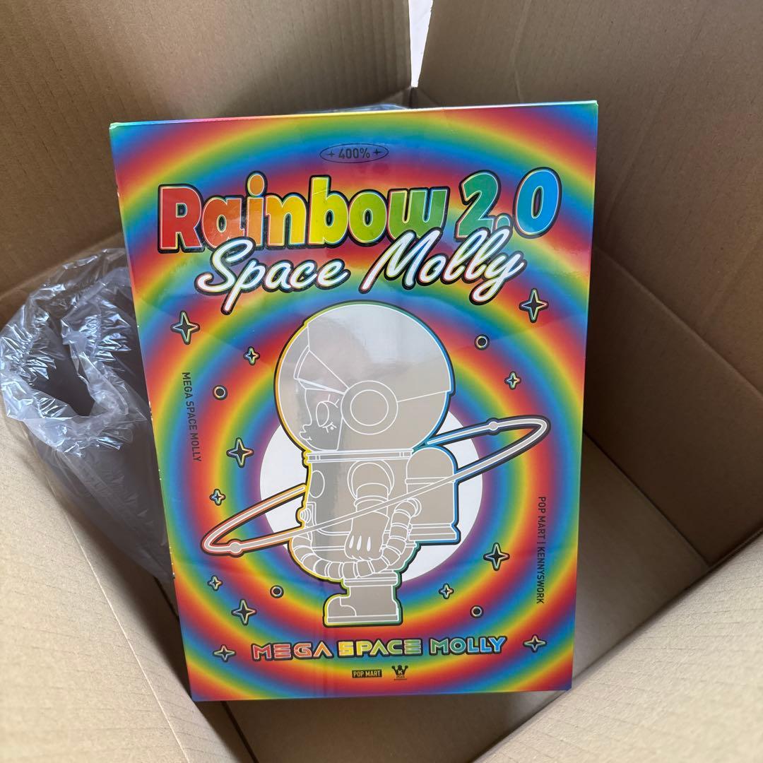 その他 POP MART MEGA SPACE MOLLY 400% Rainbow 2