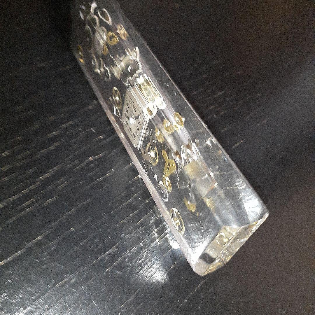 激レア　スイス時計　パーツ封入　ペーパーナイフ　中古品