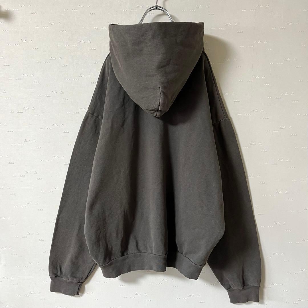 USA製 古着 ロサンゼルスアパレル ブラック フェード スウェット パーカー