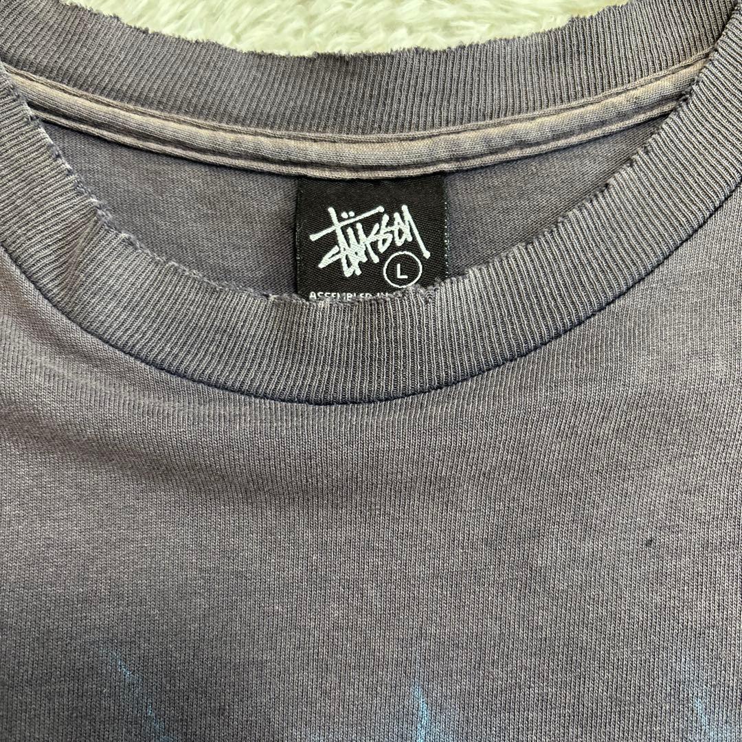 Stussy 雷グラフィック Tシャツ Lサイズ