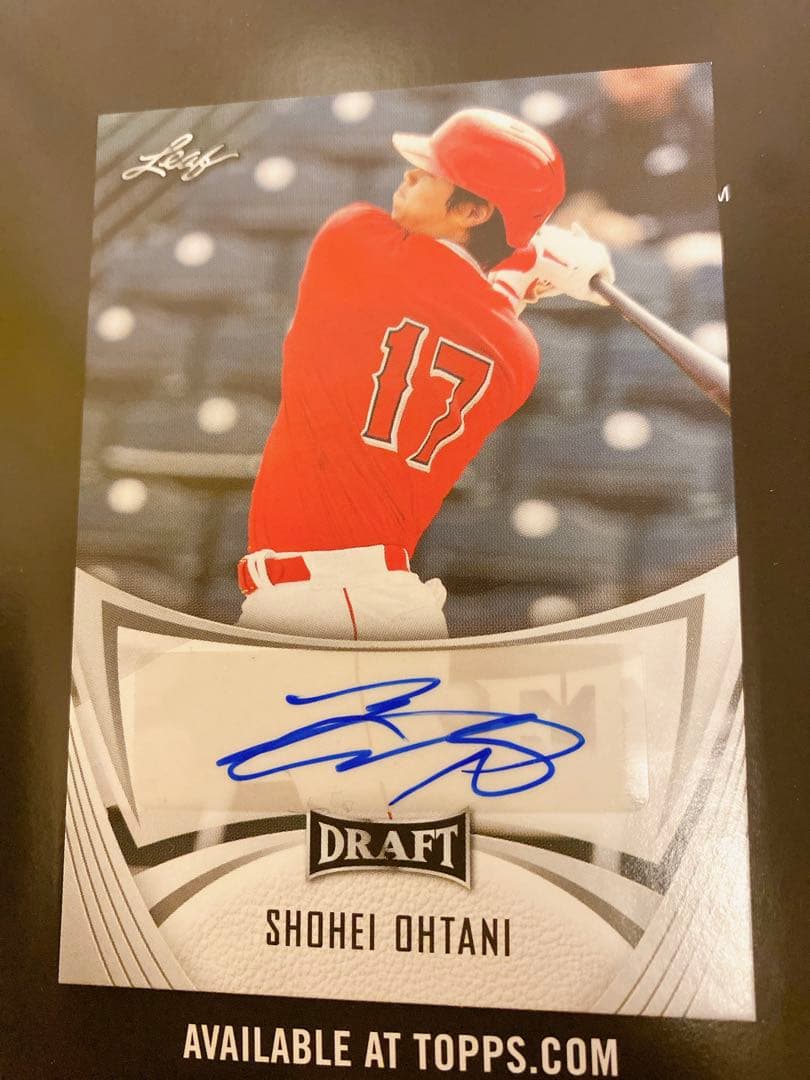 【50／50】本日3本！大谷翔平直筆サインカード　旧型サイン