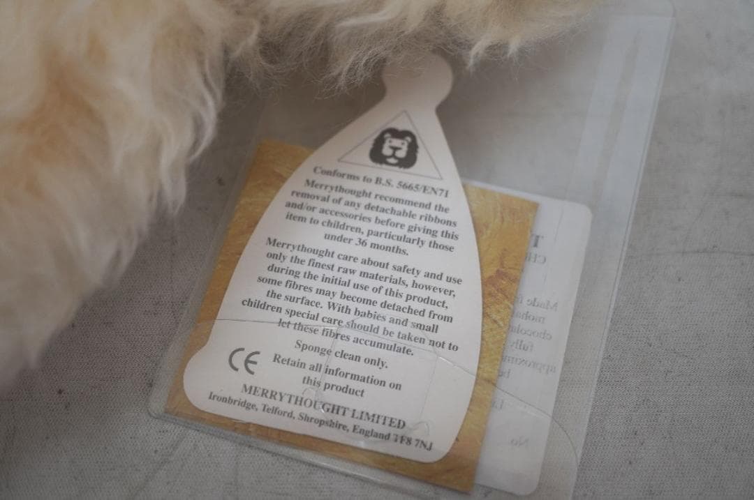 【M2512-19】メリーソート テディベア 10/50 チーキー クリーム