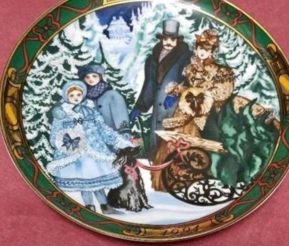 激レアの古美術品 ロイヤルコペンハーゲンクリスマス1991年