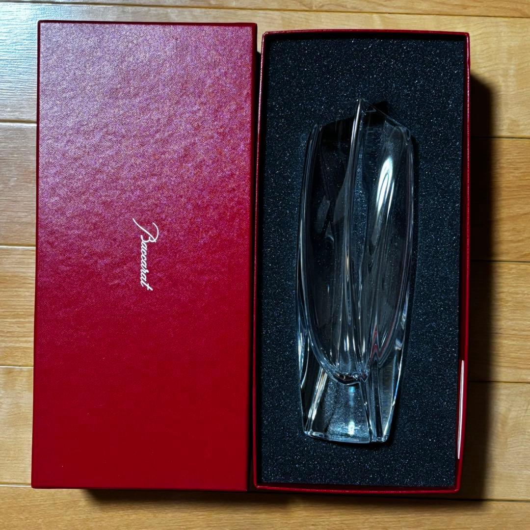 未使用 Baccarat バカラ リゴット 花瓶 花びん フラワーベース 箱入