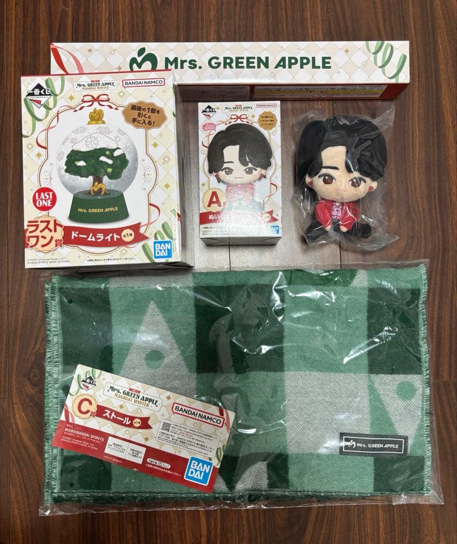 Mrs. GREEN APPLE ミセス 一番くじ ラストワン A賞 B賞 C賞