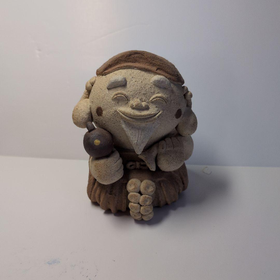 小林牧牛さんの恵比寿さんと大黒さんの陶人形