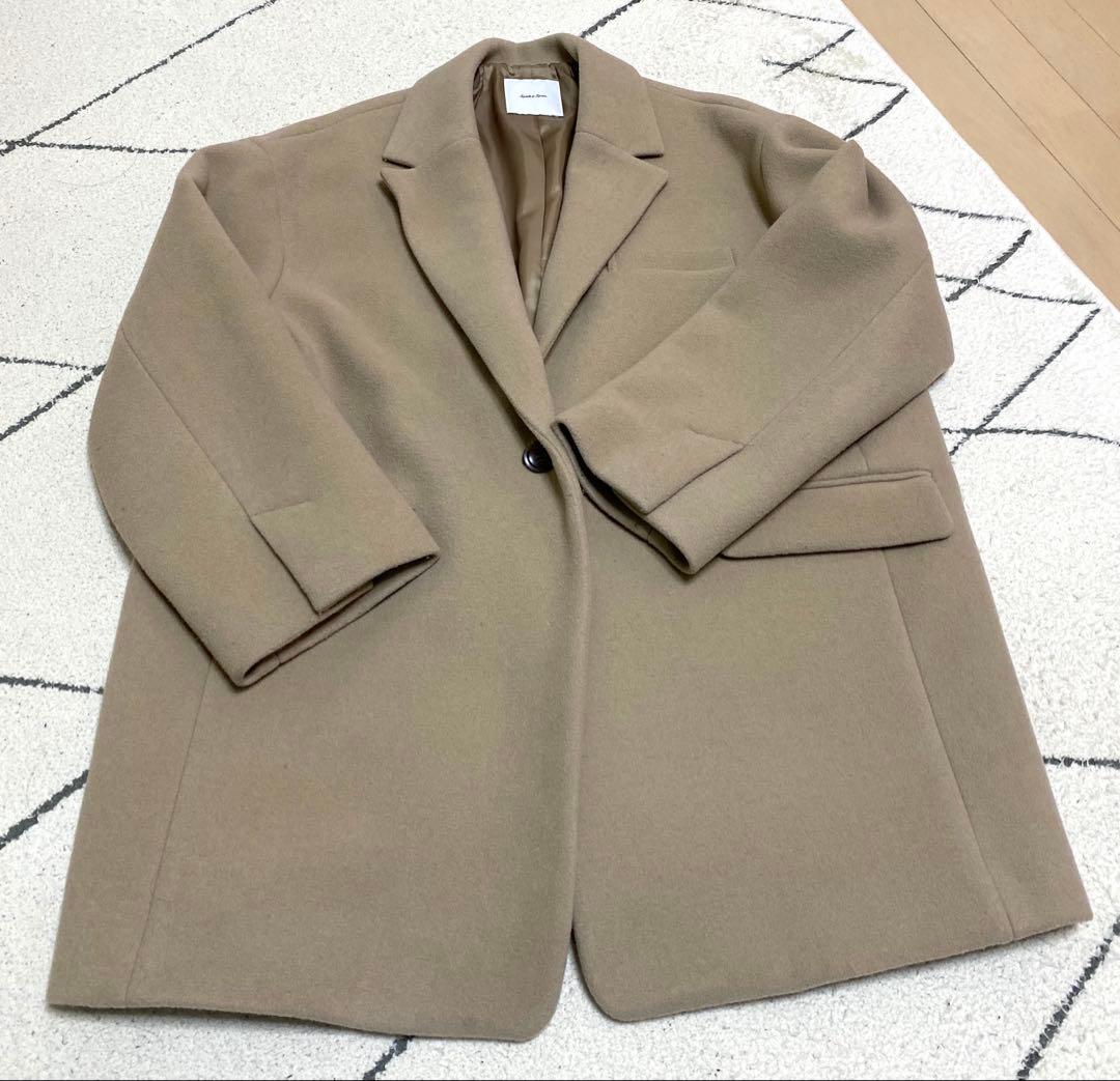 Spick & Span W/Nyモッサジャケットライクコート 38