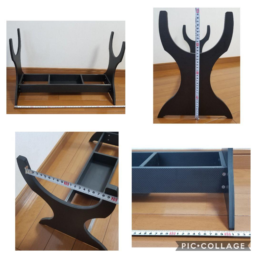 ドライカーボン製　ラジコン飛行機用自作機体スタンド